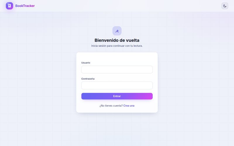 Captura de BookTracker
