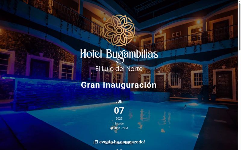 Captura de Hotel Bugambilias