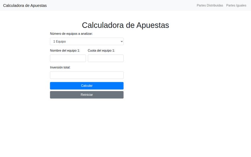 Captura de Calculadora de Apuestas