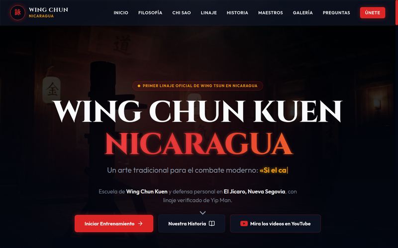 Captura de Wing Chun Kuen Nicaragua